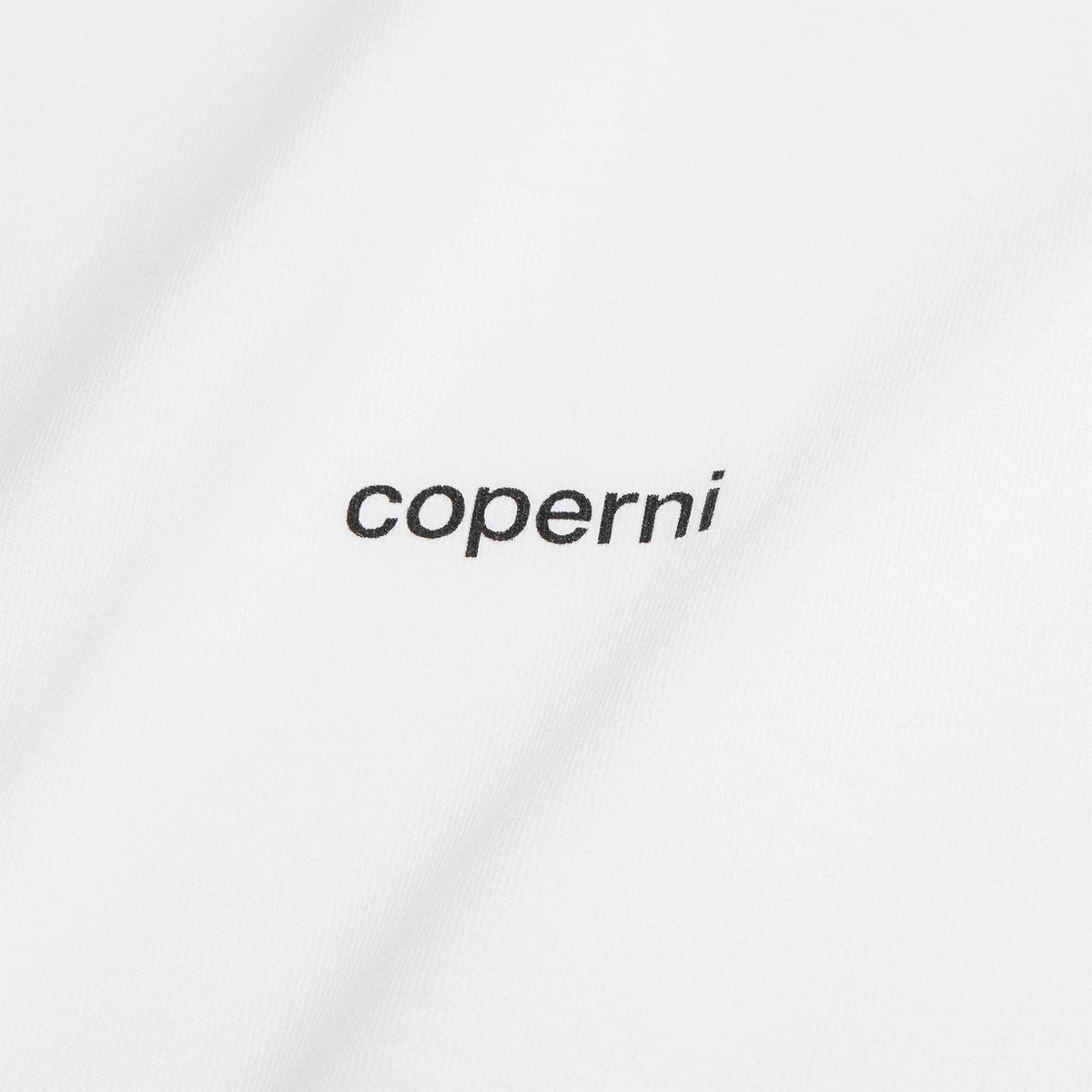 COPERNI Ruffle Logo Boxy T-Shirt (White)