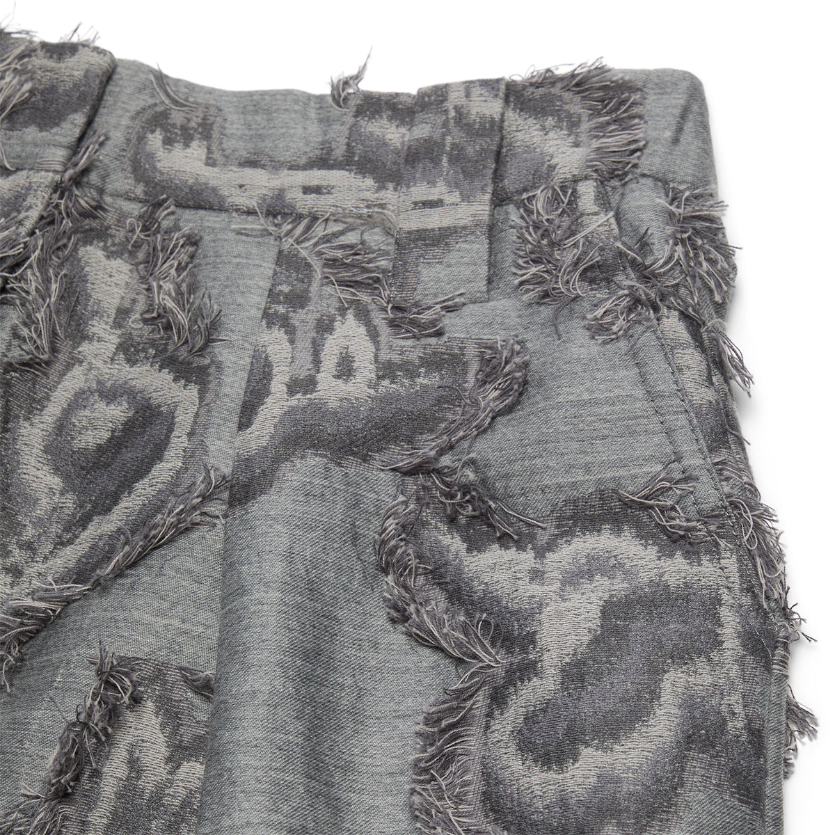 GANNI Fil Coupe Suiting Big Pleat Pants (Mockingbird)
