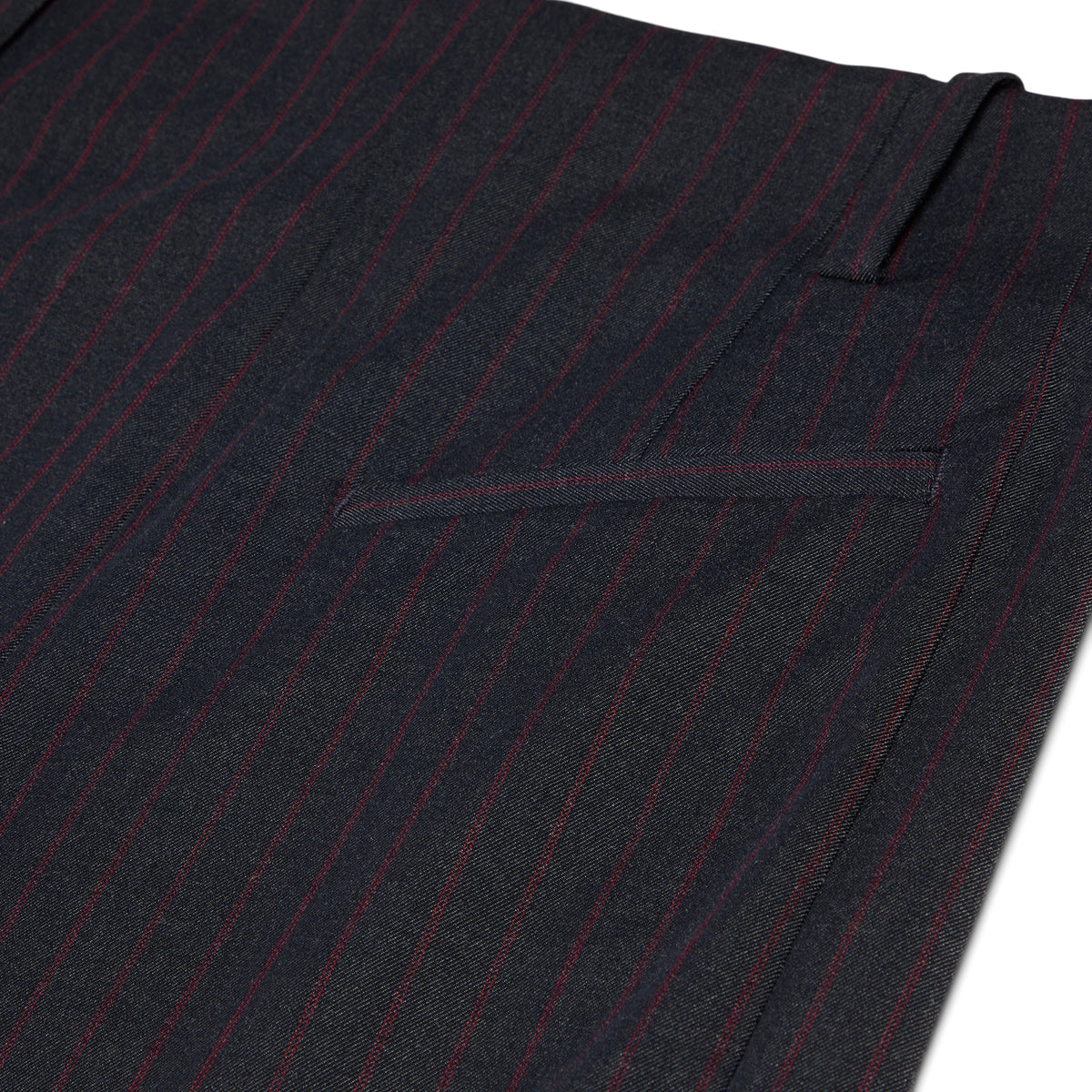 GANNI Stretch Stripe Tailoring Capri Pants (Phantom)