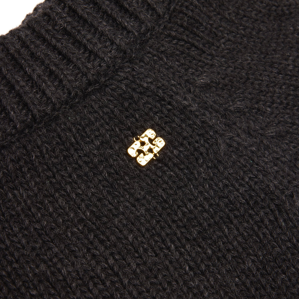 GANNI Wool Mix Mini Skirt (Phantom)