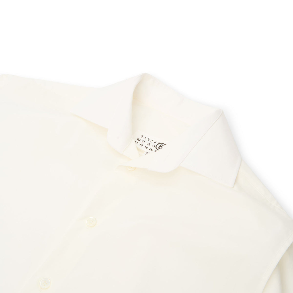 MM6 Maison Margiela Long-sleeved Top (Off White)